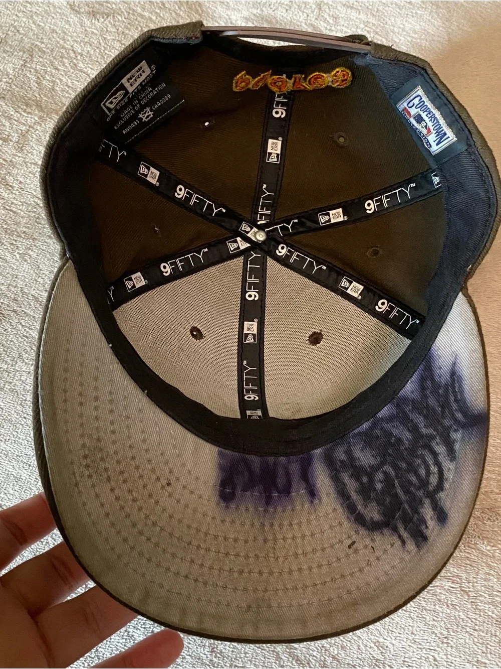 New Era 9FIFTY Padres Cooperstown Swinging Friar Snapback Hat Brown MLB